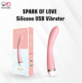 Kaamastra Spark of Love silicone vibrator - USB rechargeable
